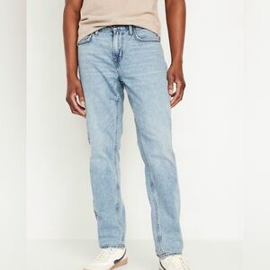Like new old navy men’s taper athletic fit Jean in light wash 33x34